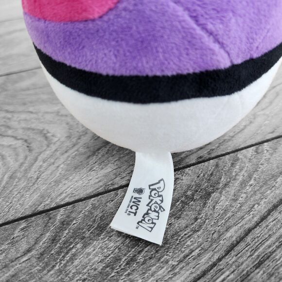 Pokemon Tomy Master Ball 4" Plush Stuffed Toy Pink / Purple - Picture 3 of 3